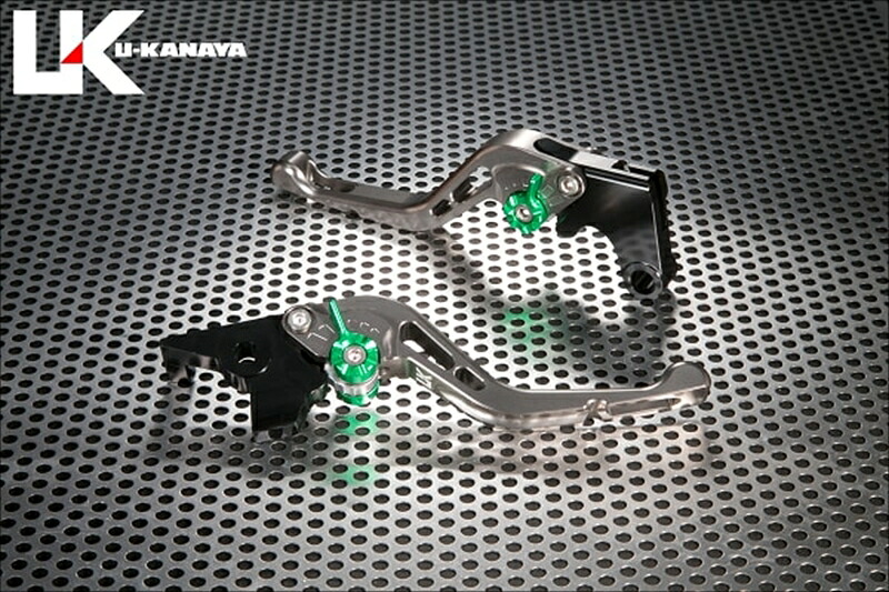 バイクパーツU-KANAYA(ユーカナヤ) レバーセット GPタイプ/ショート TI/GNKA074-128-06064550646478948｜バイク用品はとやグループ2号店