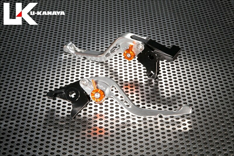 バイクパーツ ハンドルU-KANAYA(ユーカナヤ) レバーセット GPタイプ/ショート SV/BL XSR125 8BJ-RE46J 23YA066-149-06034550646493040｜バイク用品はとやグループ2号店