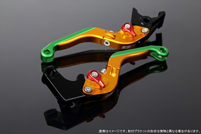 【5日前後で発送】 バイク用品 ハンドルエスエスケイ スピードラ アジャストレバー 可倒延長式 Mゴールド/Mレッド/Mグリーン CB1300SF SC40 00-02 SC40-1070001～ LVGM004GD-RDGN 4580540573630取寄品｜バイク用品はとやグループ2号店