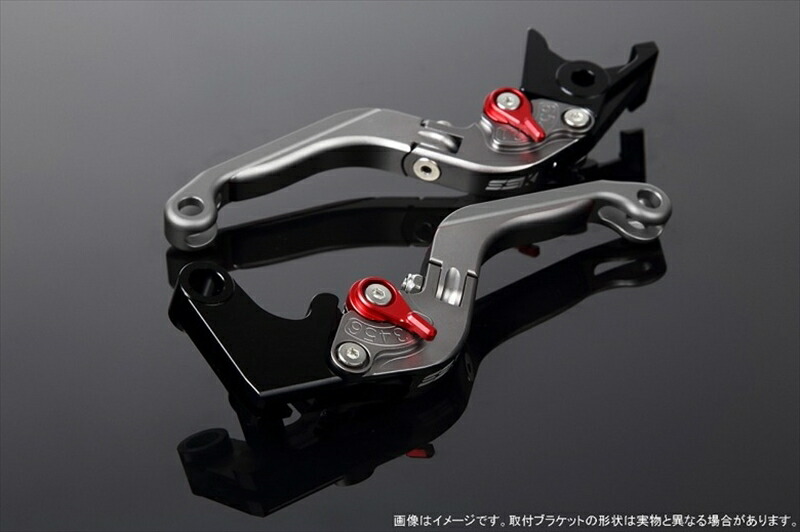 【5日前後で発送】 ハンドルエスエスケイ スピードラ アジャストレバー 可倒延長式 Mチタン/Mレッド/Mチタン ZX-6R 07-17 ZX-10R 06-15LVGM027TM-RDTM 4580540607908取寄品｜バイク用品はとやグループ2号店 11,180円