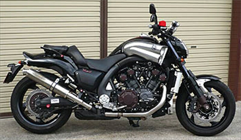 マフラー ZEEX S/Oデュアル ソリッドチタン φ100x450L V-MAX 09T23-Y026-0217 4548664154876取寄品｜バイク用品はとやグループ2号店