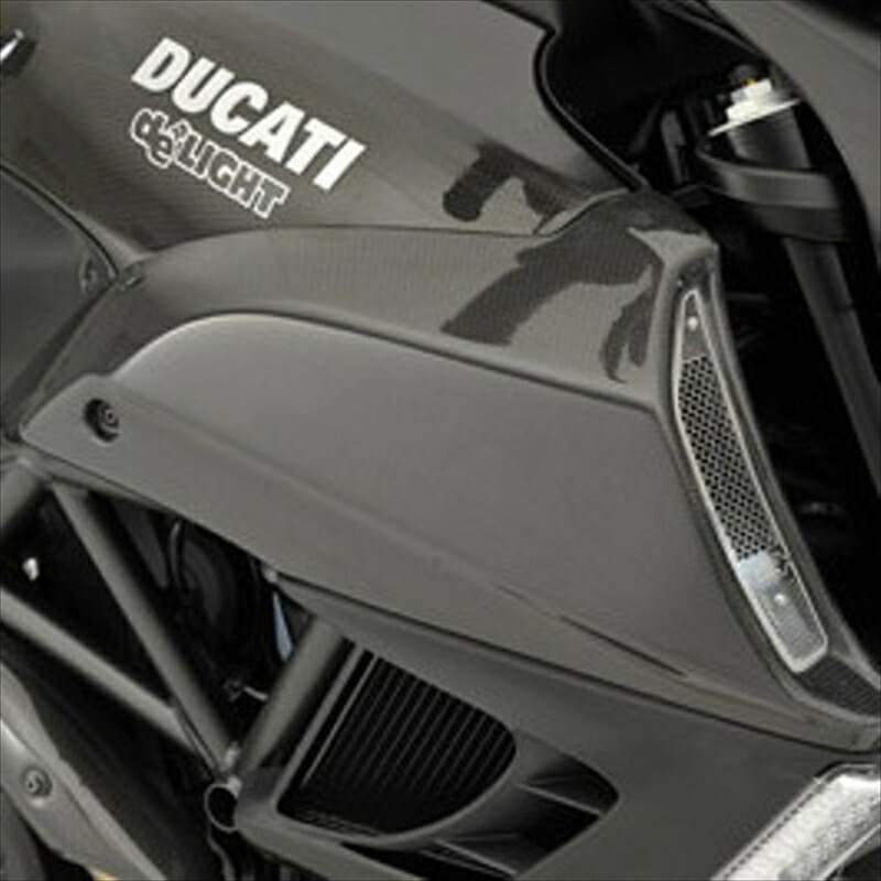 外装 ナロータイプサイドエアダクト カーボン Diavel DEP140C 4548916452644 取寄品