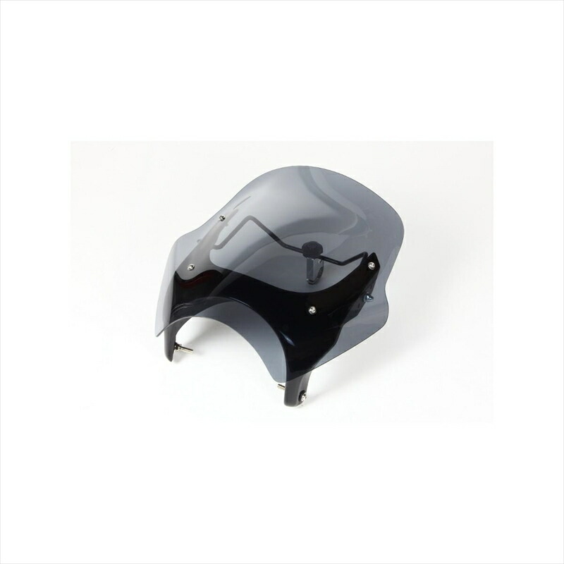 バイクパーツCHIC DESIGN(シックデザイン) GUYRAシールド スモーク #M GS62BM/24548664683086ボンネビルT100 09-15｜バイク用品はとやグループ2号店