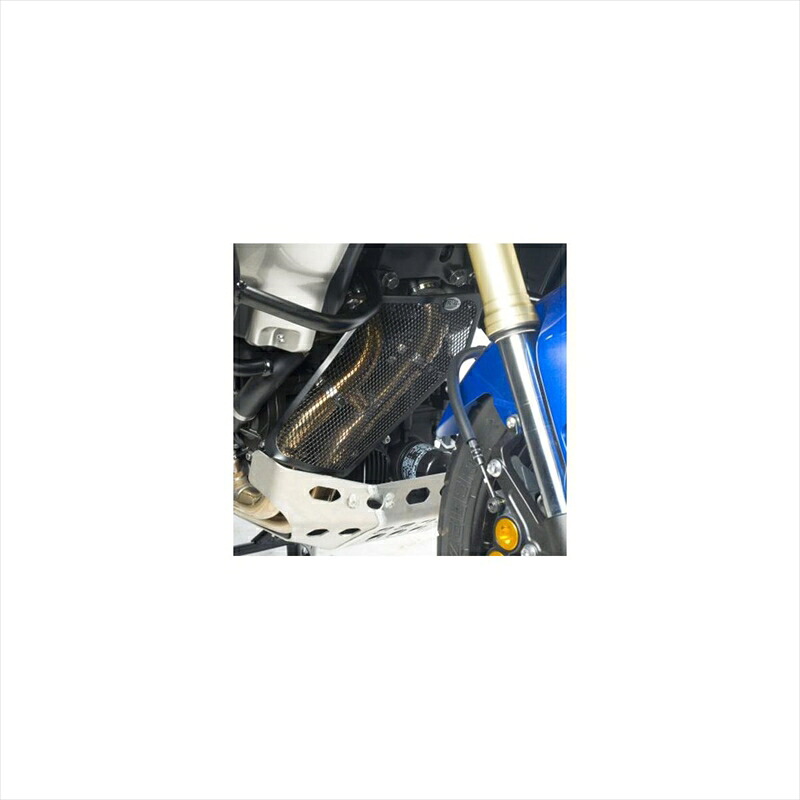 バイクパーツ 外装アールアンドジー ダウンパイプグリルガード ブラックRG-DG0001BK 4571381458118XT1200Z SuperTenere 10-|バイク用品はとやグループ2号店