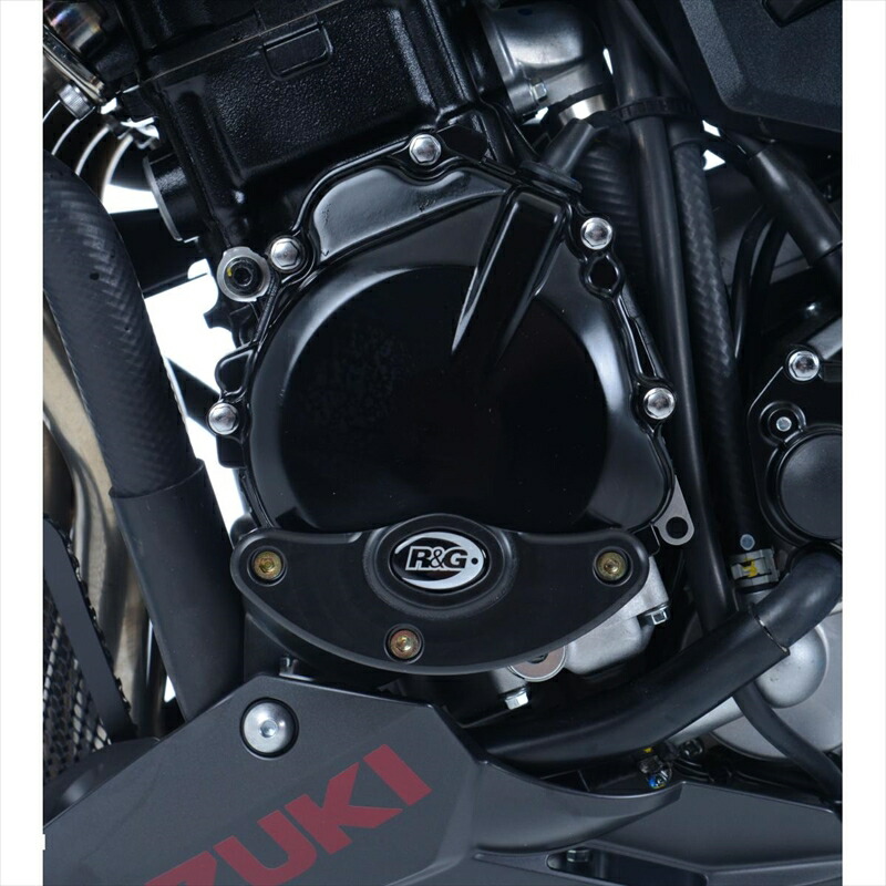 バイクパーツ 外装 アールアンドジー エンジンケーススライダー左 BLK RG-ECS0043BK 4571381458996 GSR600 06-10/GSR750 11-16/GSX-S750 17-