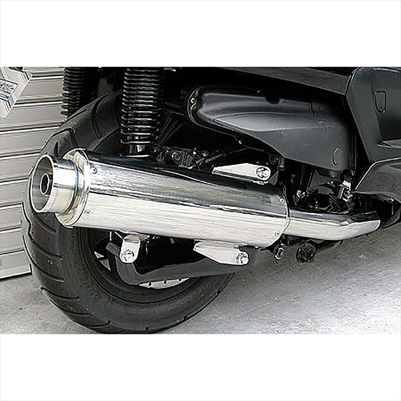 バイクパーツ マフラー ウイルズウィン ビッグバズーカーマフラー 122-01-01 4547424347886 GRANDMAJESTY250