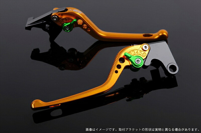 【5日前後で発送】 バイク用品 ハンドル エスエスケイ スピードラ アジャストレバー 3D ロング ゴールド/グリーン CBR600RR PC40 07-16 CBR1000RR 08-16 HO0404625-GN 4589995466061 取寄品