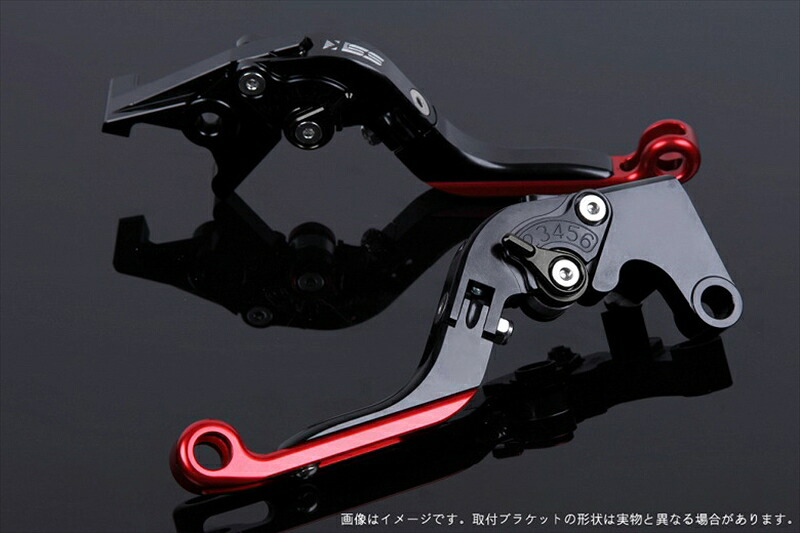 【5日前後で発送】 バイク用品 ハンドル エスエスケイ スピードラ アジャストレバー 可倒延長式 ブラック/ブラック/レッド ZEPHYR750/RS W800 KA0405821-BKRD 4589995557257 取寄品