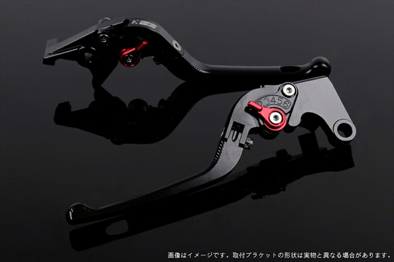 【5日前後で発送】 バイク用品 ハンドルエスエスケイ スピードラ アジャストレバー 3D可倒式 ブラック/レッド ZX-10R 06-15 Z1000 07-16 NINJA1000 11-16KA0405051-RD 4589995494323取寄品|バイク用品はとやグループ2号店