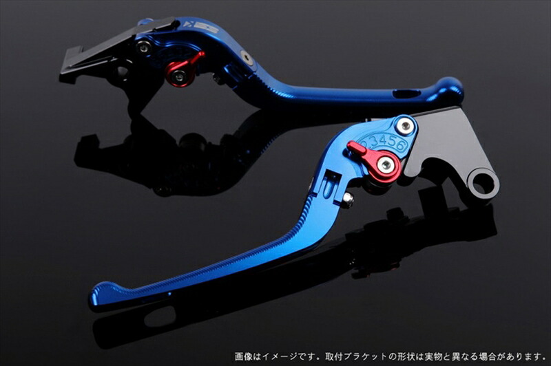 【5日前後で発送】 バイク用品 ハンドルエスエスケイ スピードラ アジャストレバー 3D可倒式 ブルー/レッド ZX-10R 06-15 Z1000 07-16 NINJA1000 11-16KA0405054-RD 4589995494460取寄品|バイク用品はとやグループ2号店