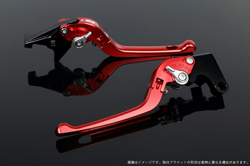 【5日前後で発送】 バイク用品 ハンドルエスエスケイ スピードラ アジャストレバー 3D可倒式 レッド/シルバー ZX-10R 06-15 Z1000 07-16 NINJA1000 11-16KA0405055-SR 4589995496259取寄品|バイク用品はとやグループ2号店