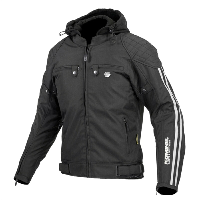 バイク用品 ウェアコミネ JK-614 P.Wパーカ Black 3XL07-614 4573325767492|バイク用品はとやグループ2号店