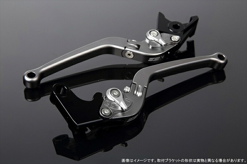 【5日前後で発送】 ハンドル アジャストレバー スタンダード可倒式 Mチタン/Mシルバー GSX1300R隼 08-18 LVAM054TM-SR 4589995092741 取寄品