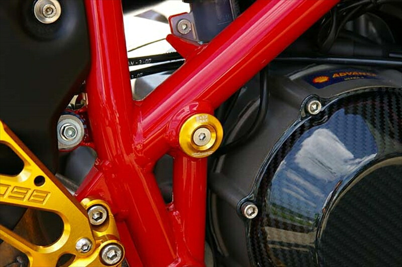 バイク用品 外装 BABYFACE ベビーフェイス フレームキャップ ブラック 5ケイリ Multistrada 005-D0007BK 4589981510396