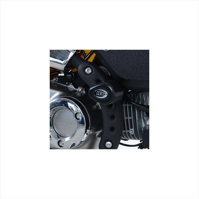 バイクパーツ 外装 アールアンドジー エアロクラッシュプロテクター BLK RG-CP0453BL 4580041232074 Monkey125 18-