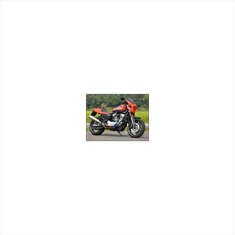バイクパーツ 外装シックデザイン ストリームヘッドカウル ORG3トーン/スモークHC59-OR3/2 4548916151332XR1200/X|バイク用品はとやグループ2号店