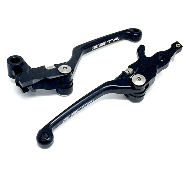 バイクパーツ ハンドル ZETA(ジータ) ピボットストリートレバーセット BLK F5623 4547836226908