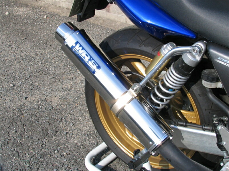 バイク用品 マフラー ダブルアールズ WR`S ステンレスボルトオンマフラー CB400SF VTEC2 3 BF1409JM 4582734410240（旧：4547567250029）