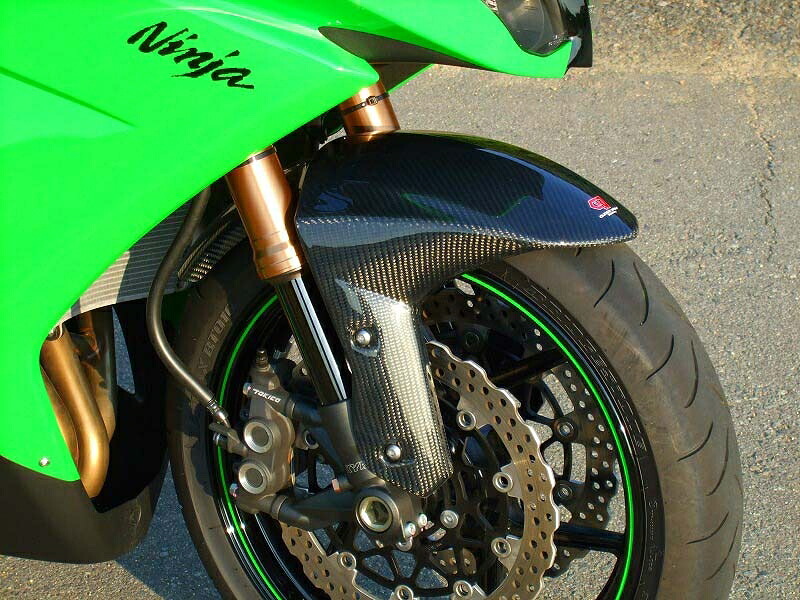バイクパーツCLEVER WOLF(クレバーウルフ) フロントフェンダー カーボン/綾織08ZX1-206-034547567641162|バイク用品はとやグループ2号店