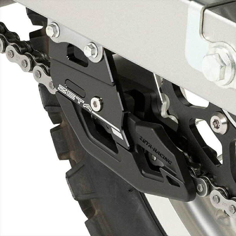 バイクパーツ ZETA(ジータ) チェーンガイド BLACK F6408 4547836361364
