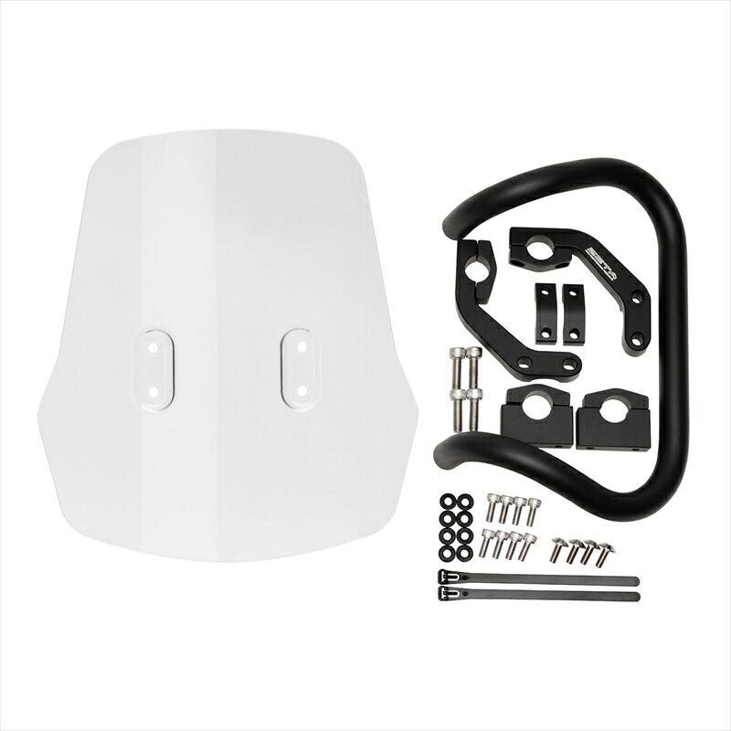 バイクパーツ 外装ZETA(ジータ) ADV.ウインドシールド LTスモークF61644547836361999｜バイク用品はとやグループ2号店 13,586円