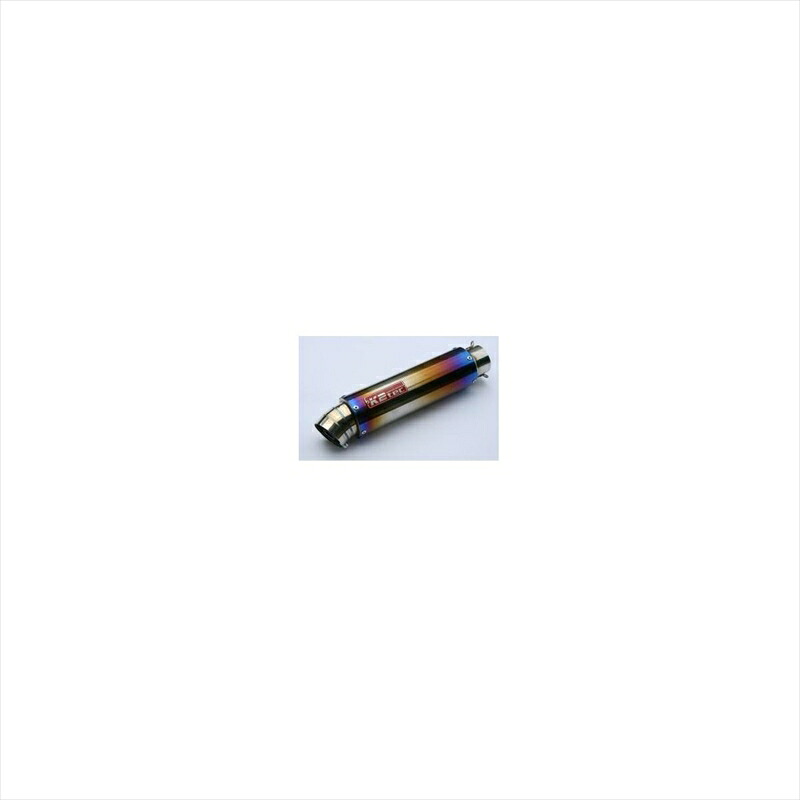 バイクパーツ マフラー ケイツーテック GPスタイル STDチタンサイレンサー 3ピース gps3p-32t6b5 4548916080687 320mm/φ100/60.5/ バンド止めタイプ
