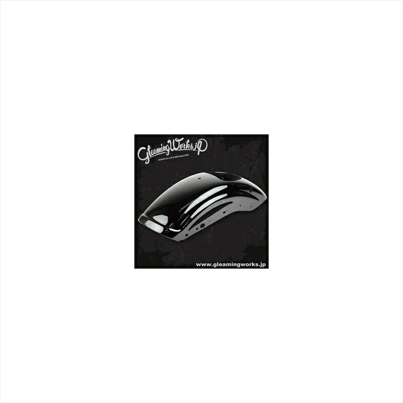 バイクパーツ 外装 グリーミングワークス ショートリブフェンダー サイドホール BLK GW-6013-BK 4548916573370 スポーツスター(07-09)XR1200不可