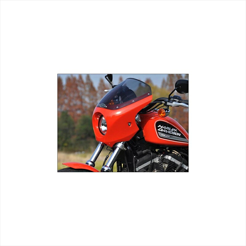 バイクパーツ 外装 シックデザイン ティーラS.ヘッドカウル B.シルバ/スモーク HC54-BSV/2 4549950619765 XL 04-