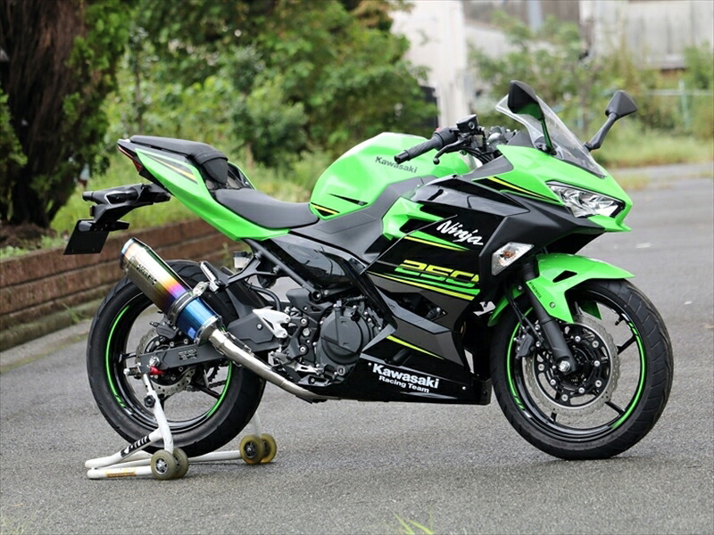 マフラー フルEX SS-OVAL 焼き色タイプ Ninja250 18- 2BK-EX250P LB4270JM 4550255048624取寄品|バイク用品はとやグループ2号店