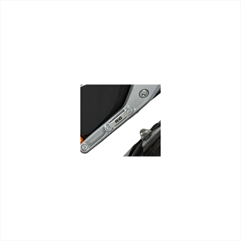 バイクパーツ 外装 アールアンドジー リアフットレストプレート SLV RG-BLP0021SI 4582483533092 KTM 690Duke 12-/690Duke R 13-