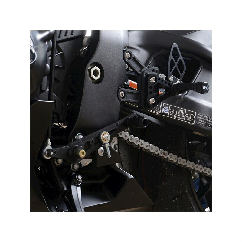 バイクパーツ ステップ アールアンドジー 可変レーシングステップキット ブラック RG-RSET40BK 4573382098706 CBR1000RR-R Fireblade/SP 20-