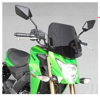 バイク用品 外装 AF-ASAHI アサヒフウボウ/旭風防 ミドルスクリーン Z125PRO KZ-03 4560122613275