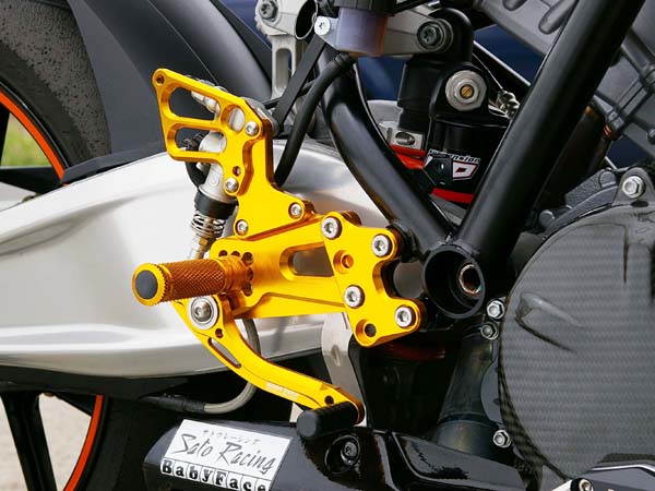 バイク用品 ステップBABYFACE ベビーフェイス バックステップ BLK 18P RC8 R 08-10002-KT003BK  4589981463371取寄品 セール 新作多数