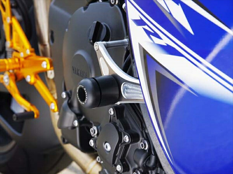 バイク用品 外装 BABYFACE ベビーフェイス フレームスライダー BLK YZF-R1 09-14 006-SY013BKb 4589981472496