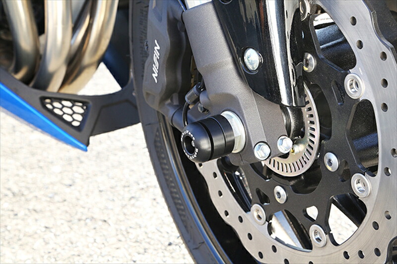 バイク用品 外装 BABYFACE ベビーフェイス アクスルプロテクター フロント GSX-S750 17- 006-AS038 4589981473059