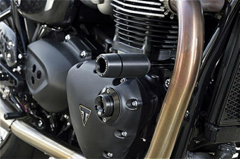 バイク用品 外装 BABYFACE ベビーフェイス フレームスライダー (THRUXTON R/RS '16- / SPEED TWIN '21-/ StreetTwin/Bonneville '16-19) 006-ST019 4589981473424