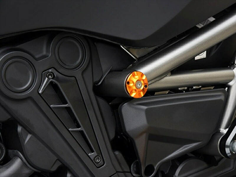 バイク用品 外装 BABYFACE ベビーフェイス フレームキャップ GLD 2pc X DIAVEL 005-D0025GD 4589981513465