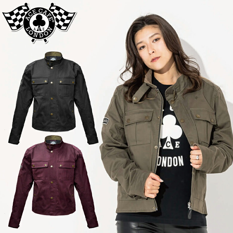 楽天市場】バイクジャケットユニセックスサイズACE CAFE LONDON(エース