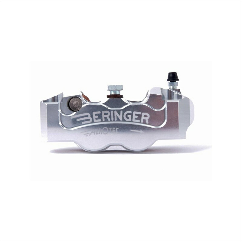 バイクパーツ BERINGER(ベルリンガー) 4P ラジアルキャリパー 右 シルバー 4R01A-S 4547567796527 108mm
