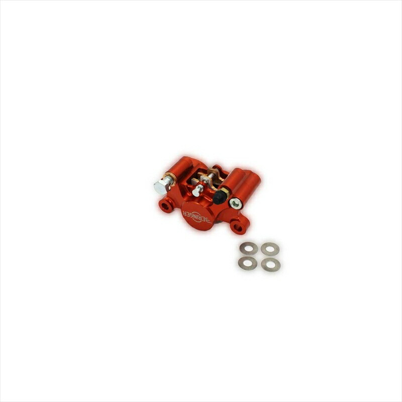 バイクパーツBERINGER(ベルリンガー) 2P キャリパー φ27 レッド 2D1-R454756787067884mm 汎用|バイク用品はとやグループ2号店