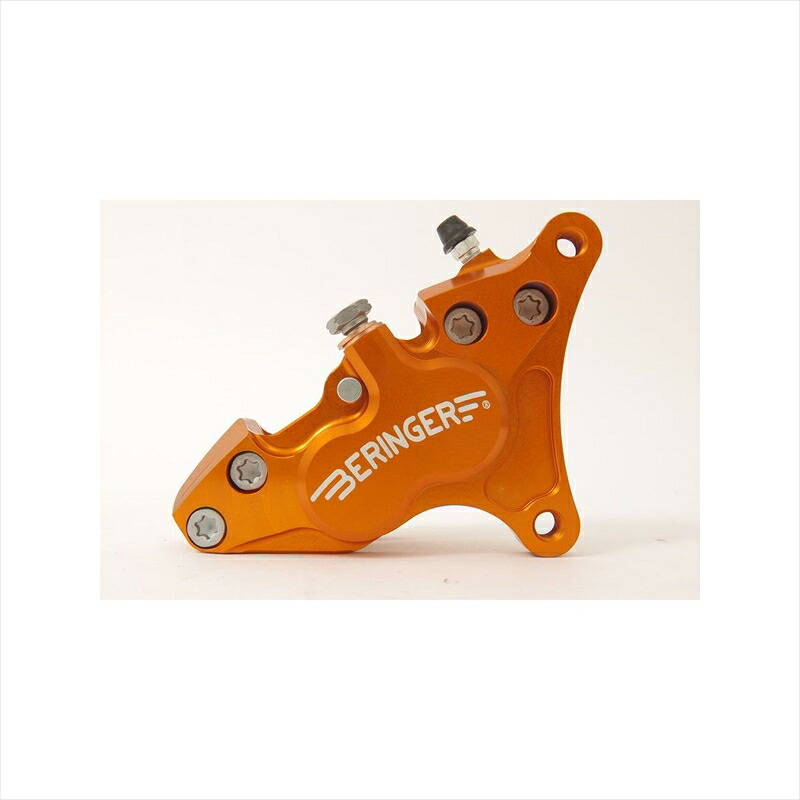 バイクパーツ BERINGER(ベルリンガー) 4P アキシャルキャリパー 左 オレンジ 4Y11-OMM 4549950042525 100mm SR400 01-21