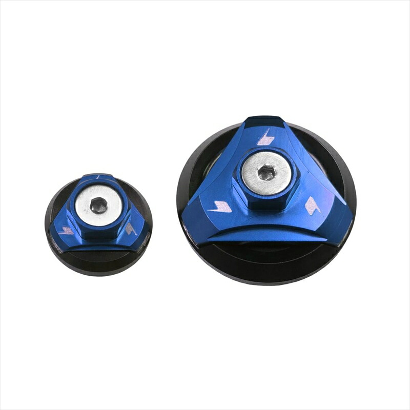 バイクパーツ BIKERS(バイカーズ) エンジンプラグ 2個 ブルー K0145-BLU 4548916441556 Z125 PRO 16-22 KSR PRO 14