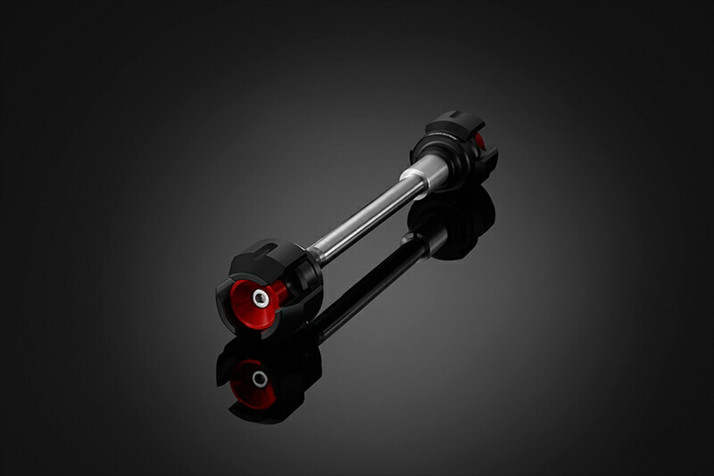 バイクパーツ BIKERS(バイカーズ) フロント アクスルスライダー レッド H0288-RED 4549950506331
