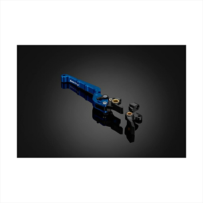 バイクパーツBIKERS(バイカーズ) フロントブレーキレバー 可倒式 カーブタイプ ブルー Y0101-BLU4548916463350TRICITY125 14-24 TRICITY155 17-24|バイク用品はとやグループ2号店
