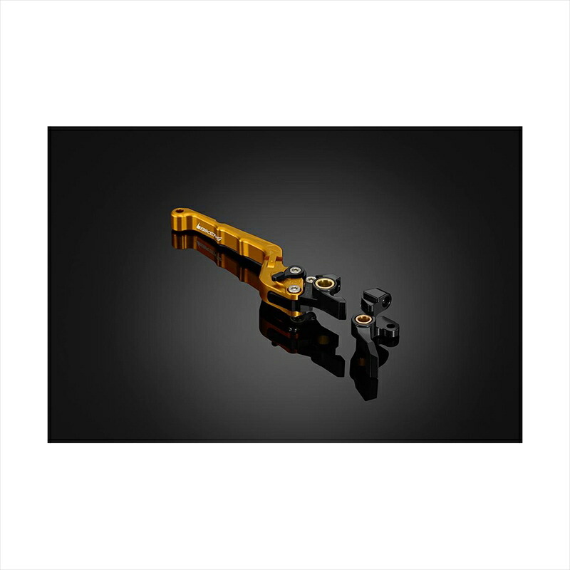 バイクパーツBIKERS(バイカーズ) フロントブレーキレバー 可倒式 カーブタイプ ライトゴールド Y0101-LGD4548916463381TRICITY125 14-24 TRICITY155 17-24|バイク用品はとやグループ2号店