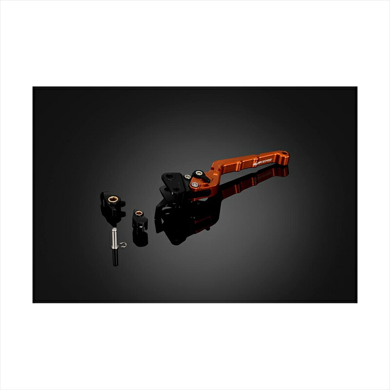バイクパーツBIKERS(バイカーズ) リアブレーキレバー 可倒式 カーブタイプ オレンジゴールド Y0102-OGD4548916463503TRICITY125 14-24 TRICITY155 17-24|バイク用品はとやグループ2号店