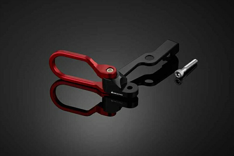 バイクパーツBIKERS(バイカーズ) ブレーキホースガイド レッド Y0313-RED4550255210311XMAX 18-24｜バイク用品はとやグループ2号店