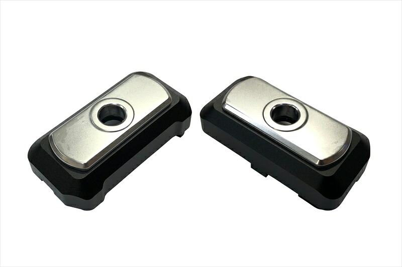 バイクパーツ BIKERS(バイカーズ) チェーンアジャスターキャップ 2個 シルバー Y0171-SLV 4548916534654