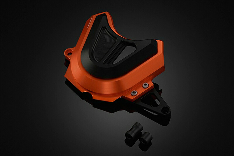 バイクパーツBIKERS(バイカーズ) フロントスプロケットカバー オレンジY0174-ORG4548916534746｜バイク用品はとやグループ2号店