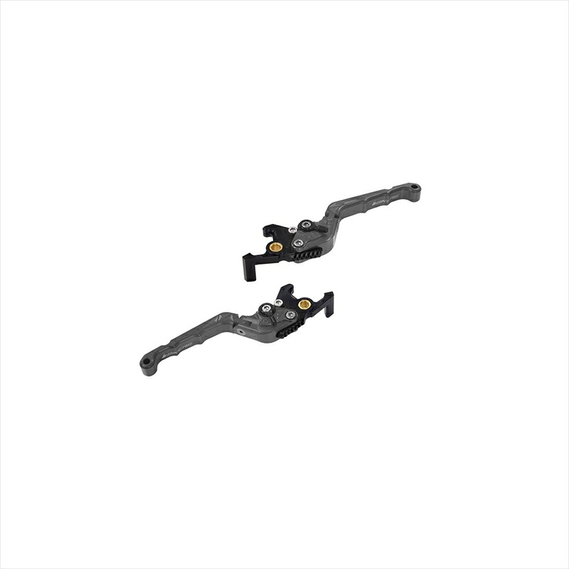 バイクパーツBIKERS(バイカーズ) レバーセット 可倒式 カーブタイプ グレー Y0561-GRY4550255632878XMAX 18-22｜バイク用品はとやグループ2号店